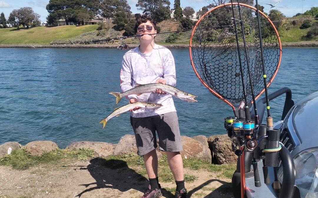 Care2Adventure getting Levi On Fish